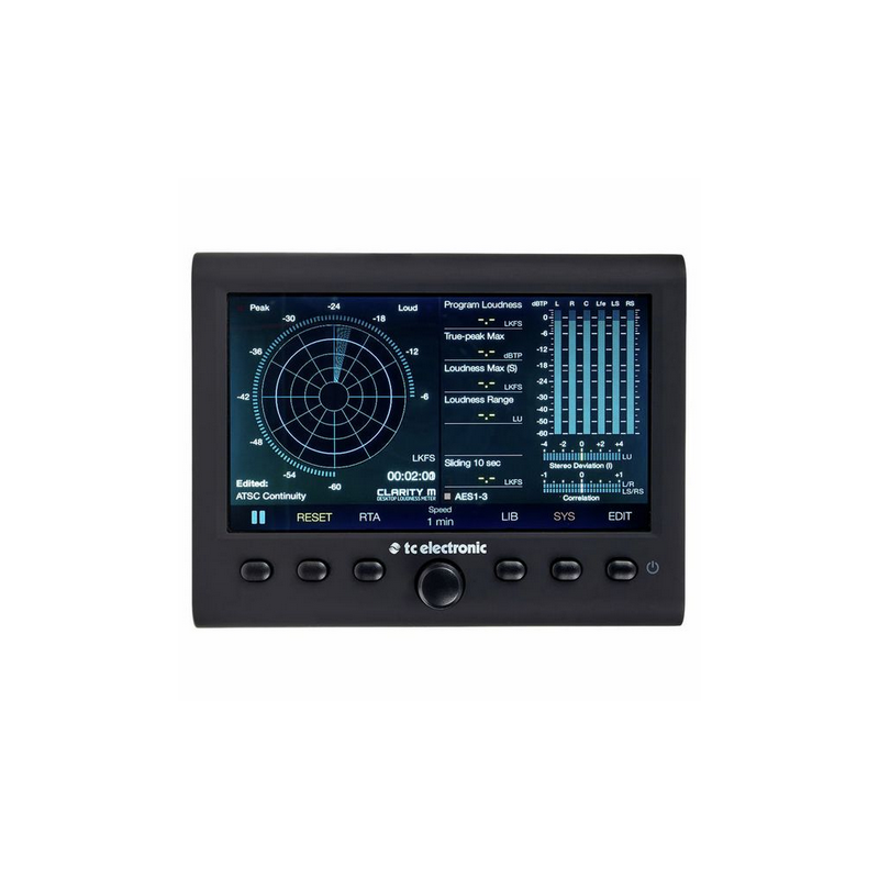 TC ELECTRONIC CLARITY M - ANALIZZATORE DI SPETTRO AUDIO