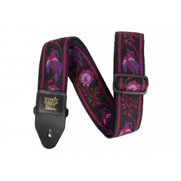 E.BALL 5360 Jacquard GUITAR STRAP Pleasant Pheasant