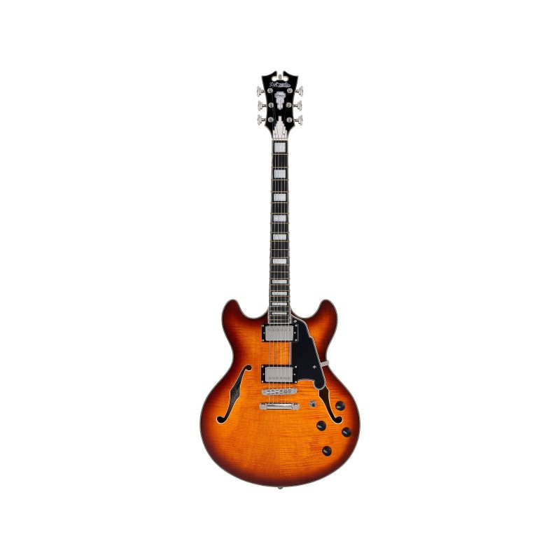 D'ANGELICO PREMIER DC DARK ICED TEA BURST
