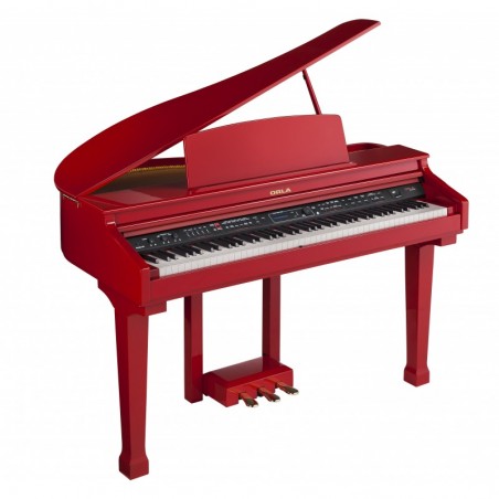 ORLA GRAND 120 PIANOFORTE CODINO DIGITALE ROSSO LUCIDO