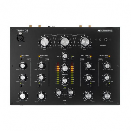 OMNITRONIC TRM-402 ROTARY MIXER DJ 4 CANALI