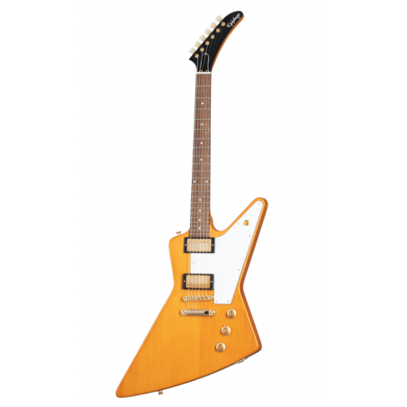 EPIPHONE Inspired by GIBSON CUSTOM 1958 KORINA EXPLORER - AGED NATURAL