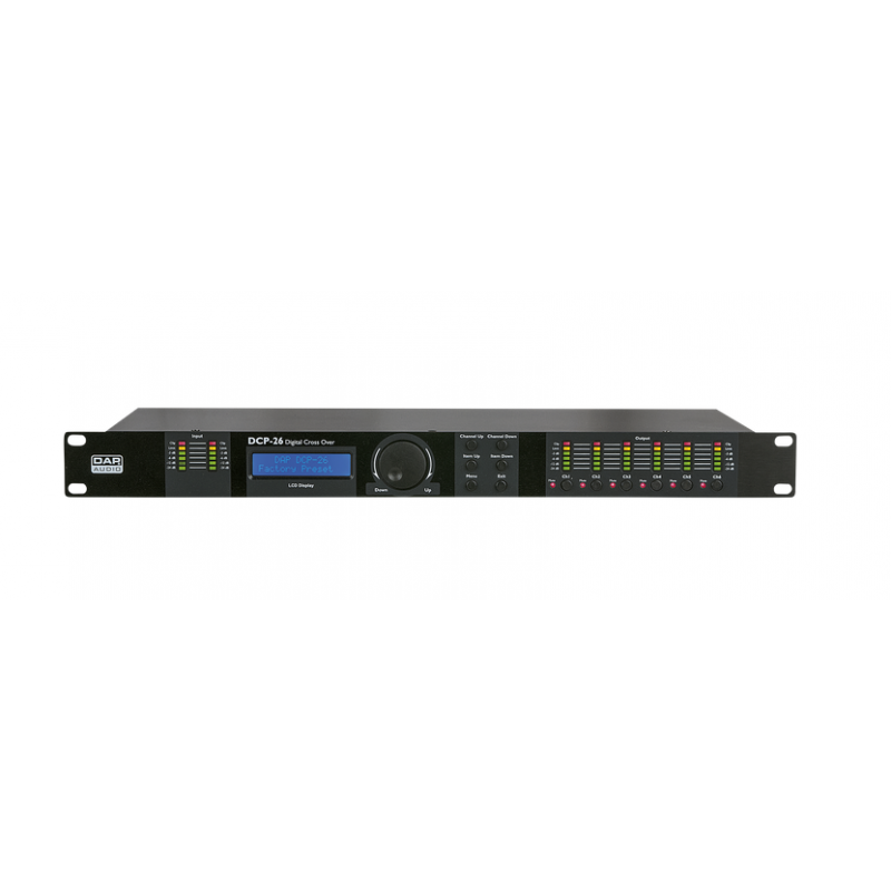 DAP AUDIO DCP-26MKII DIGITAL CROSSOVER 2in-6out