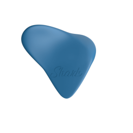 PLICK THE PICK "SHARK" NYLON BLU LUCE
