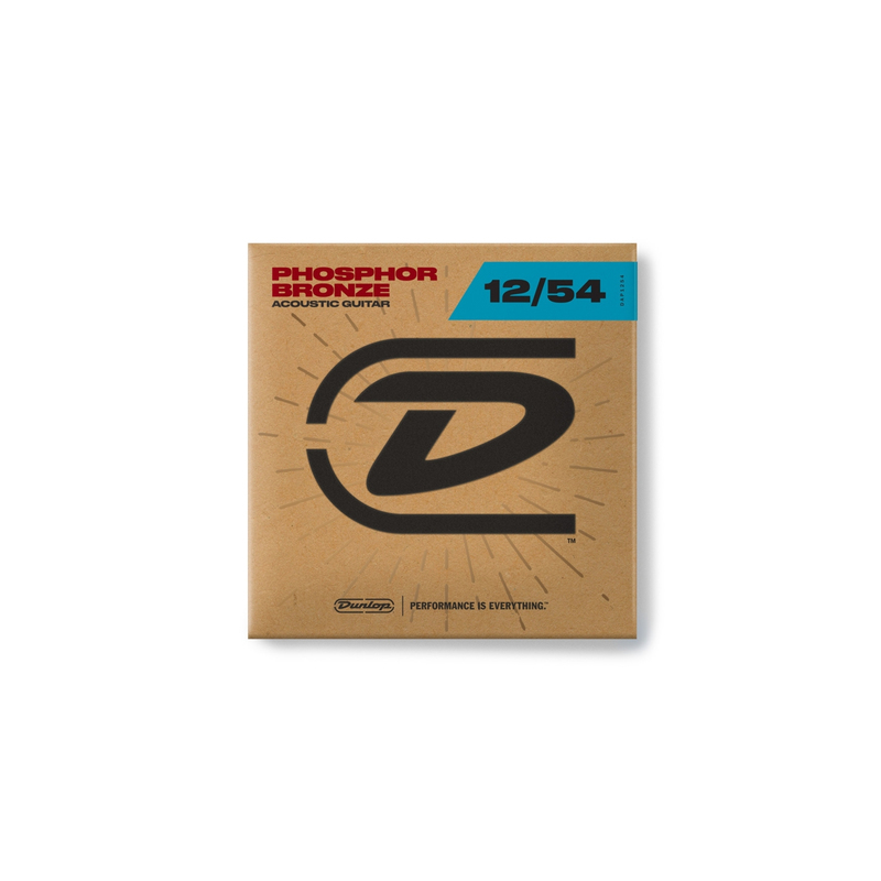 DUNLOP DAP1254 ACOUSTIC PhOSPHOR BRONZE - Light 12-54
