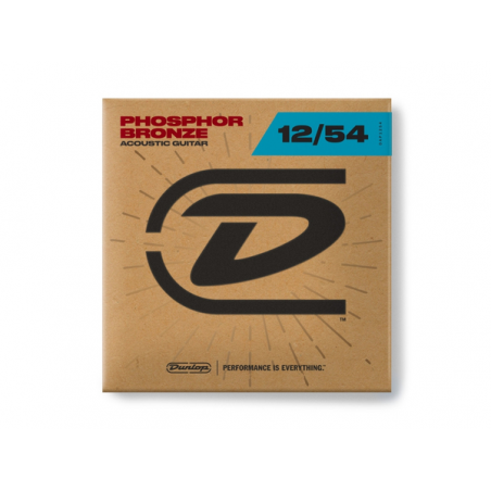 DUNLOP DAP1254 ACOUSTIC PHOSPHOR BRONZE - MEDIUM 12-54