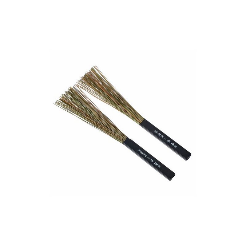 VIC FIRTH RM2 REMIX BRUSHES AFRICAN GRASS