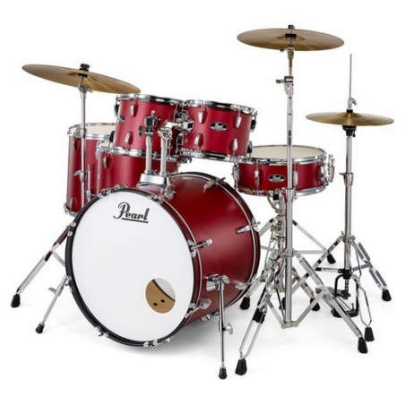 PEARL ROADSHOW PLUS DRUM KIT 6PZ MATTE RED 747 B-STOCK