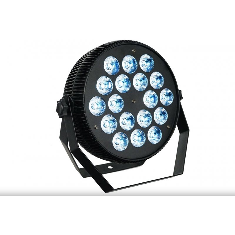 FOS PAR LED 18x10W - FLAT RGBW - BEAM 25°