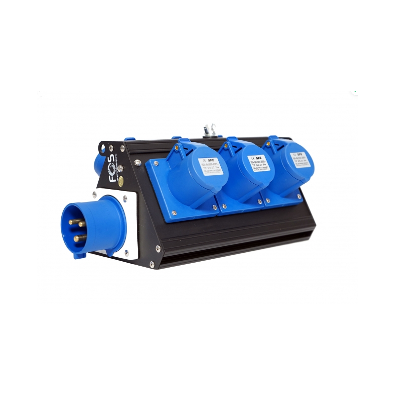 FOS FPB-018 CEE POWER BOX -1x32A CEE IN - 6x16A CEE OUT
