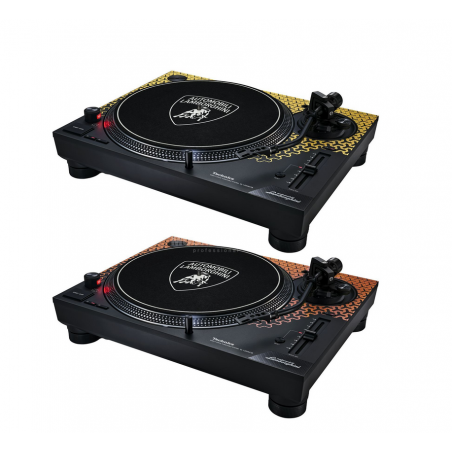 TECHNICS SL-1200M7B YELLOW TWIN SET LAMBORGHINI LIMITED EDITION