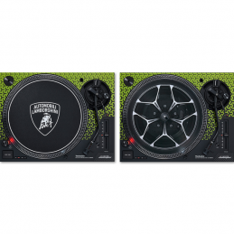 TECHNICS SL-1200M7B GREEN TWIN SET LAMBORGHINI LIMITED EDITION