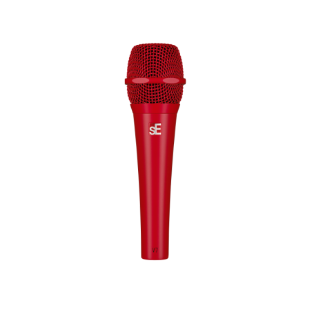Microfono dinamico per uso live versione rossa
