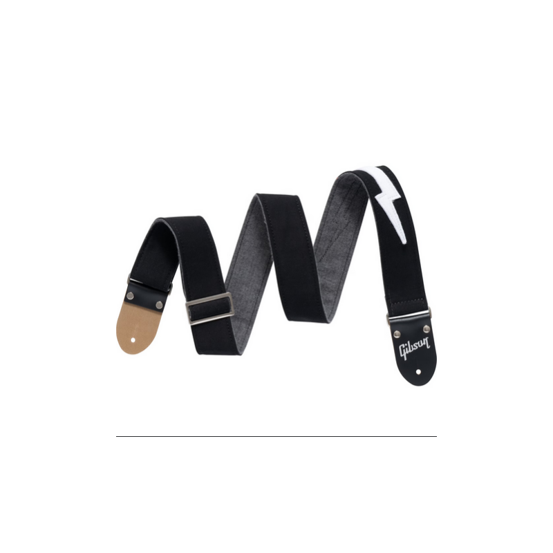 GIBSON THE VINTAGE BOLT STRAP BLACK