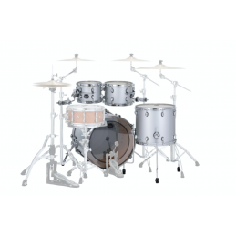 SE529XMPD BATTERIA SATURN EVO 4 PEZZI IRIDIUM SILVER