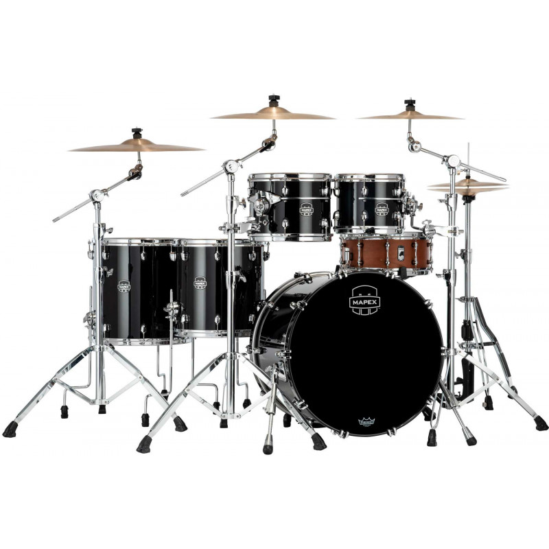 SE628XMPB BATTERIA SATURN EVO 5 PEZZI PIANO BLACK
