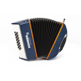 FISARMONICA XS BAMBINI, BOTONI, C, BLU/ORANGE W. GIGBAG