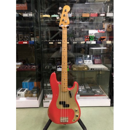FENDER '50s PRECISION BASS ROAD WORN - FIESTA RED