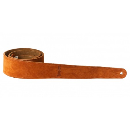 TAYLOR EMBROIDERED SUEDE STRAP - HONEY