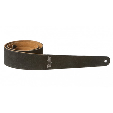 TAYLOR EMBROIDERED SUEDE STRAP - BLACK