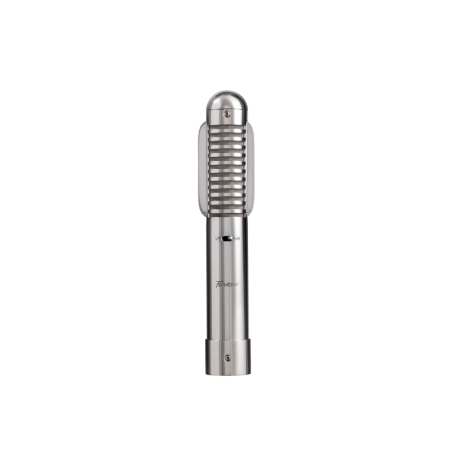 Microfono a nastro per strumenti Fen-tone con preamplificatore in linea selezionabile.  Ispirato a un classico microfono a nastr