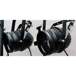 STAGE LIGHTING 2x PAR64 BK...