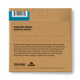 DAP1047J Acoustic Phosphor Bronze, Light Set/12