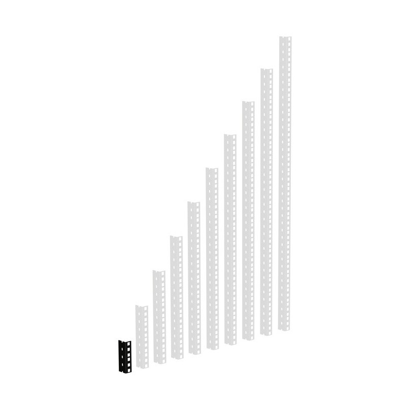 Adam Hall 19" Parts RACK RAIL 02 BLACK
