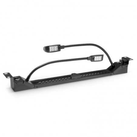 Adam Hall 19" Parts RACK LIGHT 01 GN WHITE BLUE