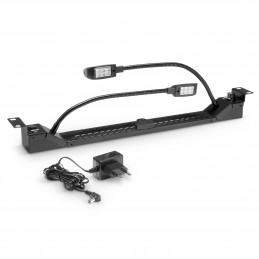 Adam Hall 19" Parts RACK LIGHT 01 GN WHITE BLUE