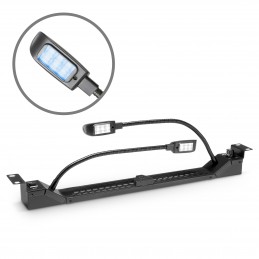Adam Hall 19" Parts RACK LIGHT 01 GN WHITE BLUE
