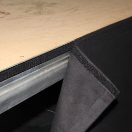 Adam Hall Accessories STAGE SKIRT 300 60x1 BLK