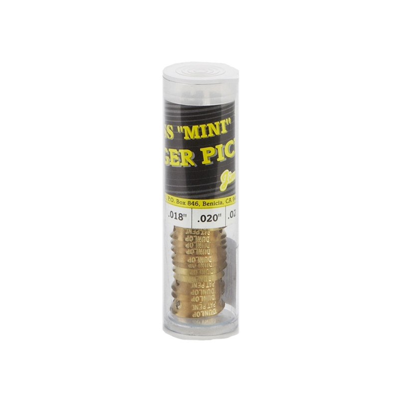 371R BRASS MINI FINGER .015 - TUBO 20 PLETTRI