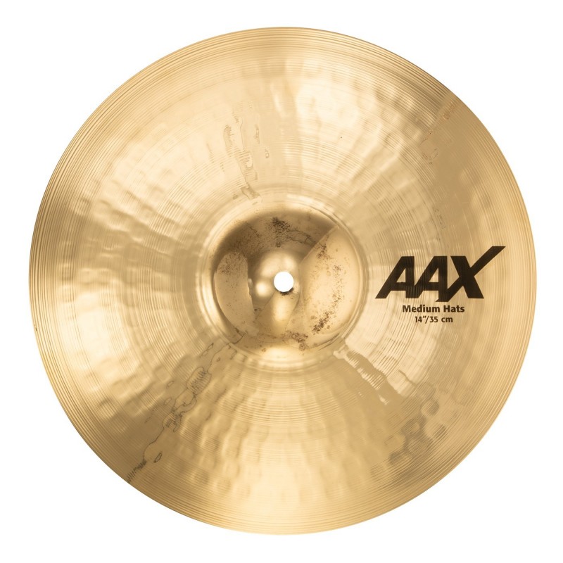 SABIAN 14" AAX Medium Hats Brilliant Finish