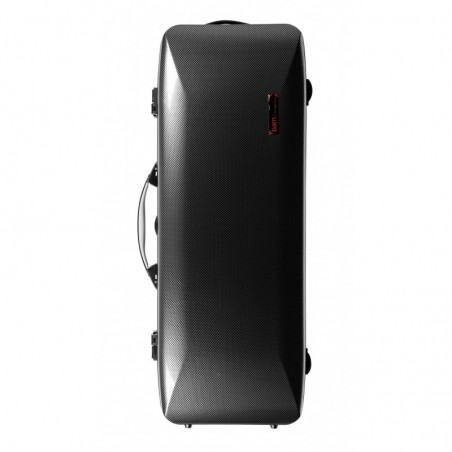 BAM ITALIA 5301XLSC HIGHTECH OBLONG VIOLA CASE SILVER CARBON