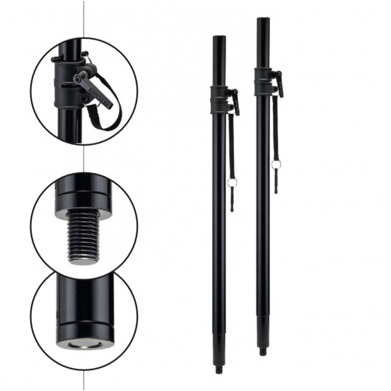 HERCULES IT HCSS-350BB COPPIA PALI PER SUBWOOFER