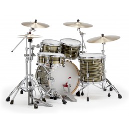 PEARL MASTERS MAPLE 4-PC SHELL PACK IN C.873 GOLD OYSTER SWIRL