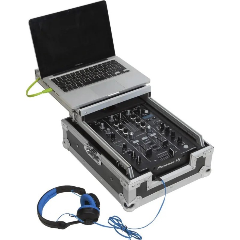 WALKASSE FLIGHT CASE PER LETTORI/MIXER 10" + LAPTOP