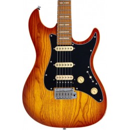 SIRE GUITARS S7 ASH TOP AMBER BURST