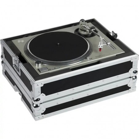 WALKASSE Flight Case Giradischi Multiformato Argento