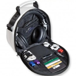 WALKASSE Borsa per cuffie stile DJ, bianca