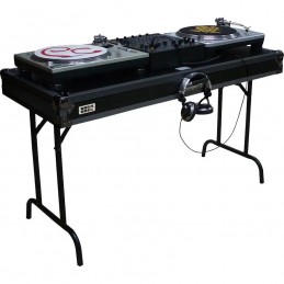 WALKASSE Tavolo DJ da 50" (1290 mm), pieghevole.