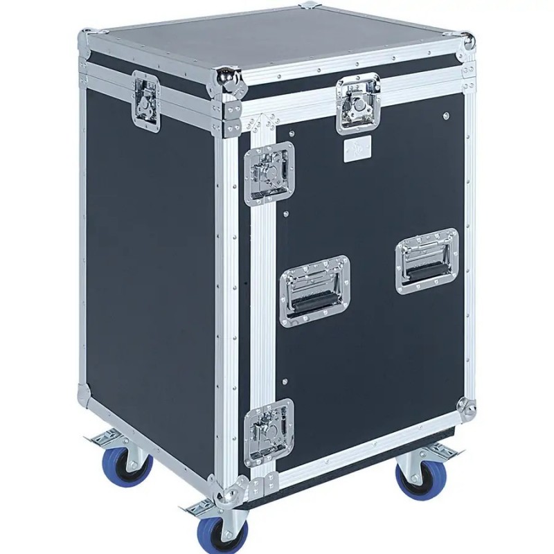 WALKASSE ARMADIO RACK da 19 pollici, 12U verticale e 10U inclinato. (Ruote da 4'')