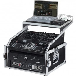 WALKASSE Rack da 19 pollici 4U verticale e 10U inclinato (supporto per laptop).