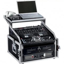 WALKASSE Rack da 19 pollici 4U verticale e 10U inclinato (supporto per laptop).