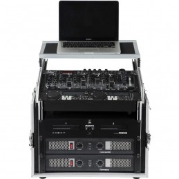 WALKASSE Rack da 19 pollici 8U verticale e 10U inclinato (supporto per laptop).