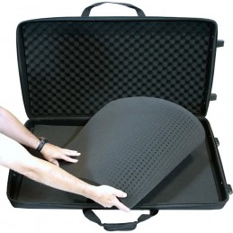 WALKASSE Controller multiformato antiurto in Eva L-XXL, nero (ruote e borsa a tracolla)
