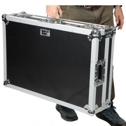 WALKASSE Flight case per controller Denon DJ PRIME 4 G2 Silver (con ruote)