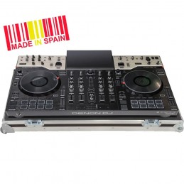 WALKASSE Flight case professionale per Denon DJ® PRIME4 G2 Silver (con ruote)