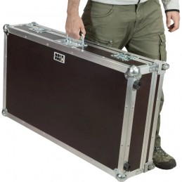 WALKASSE Flight case professionale per Denon DJ® PRIME4 G2 Silver (con ruote)